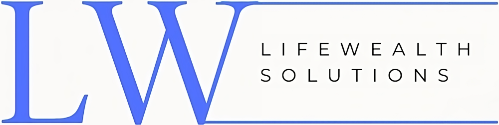 LW LifeWealth Solutions logo with large blue 'LW' initials and 'LIFEWEALTH SOLUTIONS' text